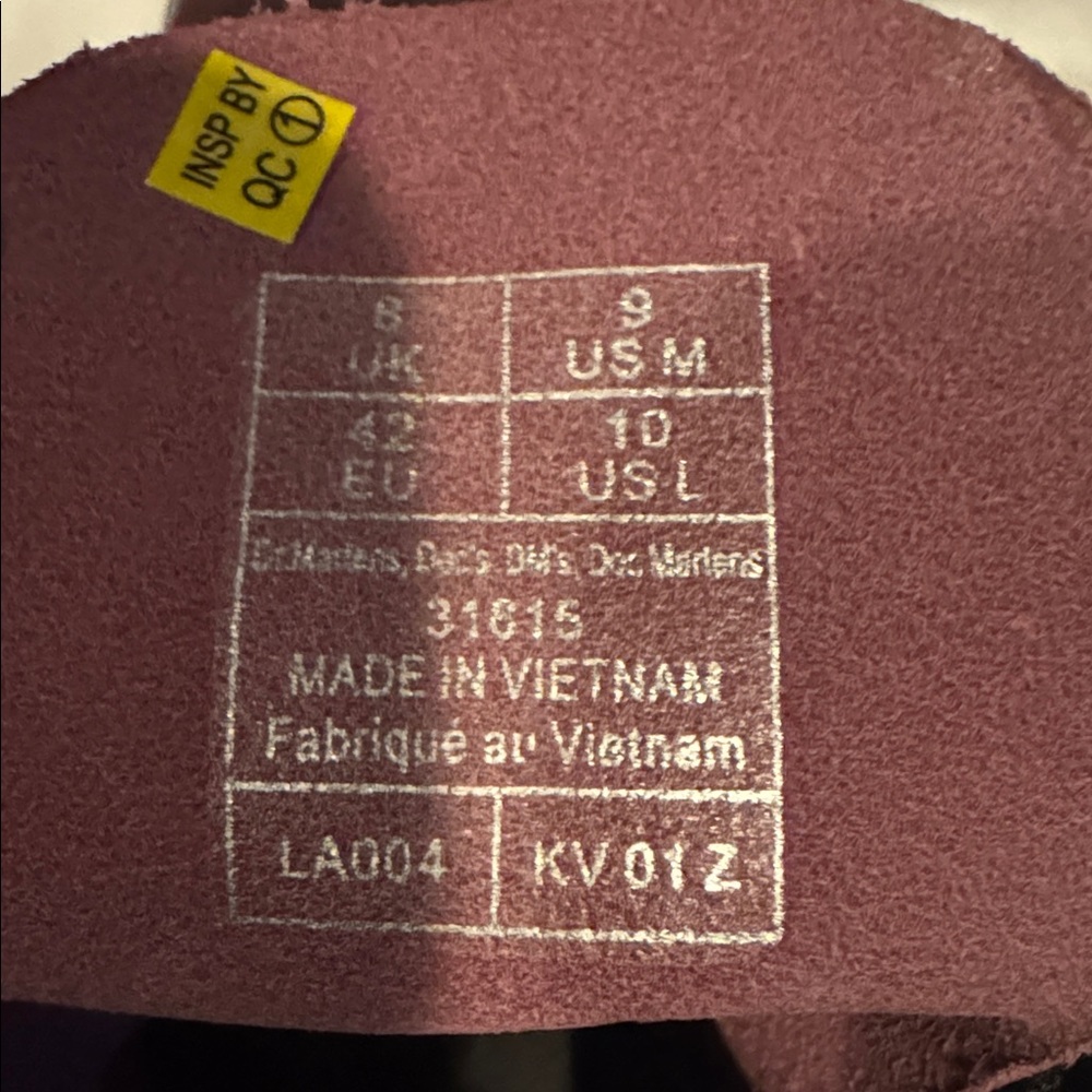NWT Dr. Martens Black & Pink Tie Dye combat boots - Picture 11 of 11